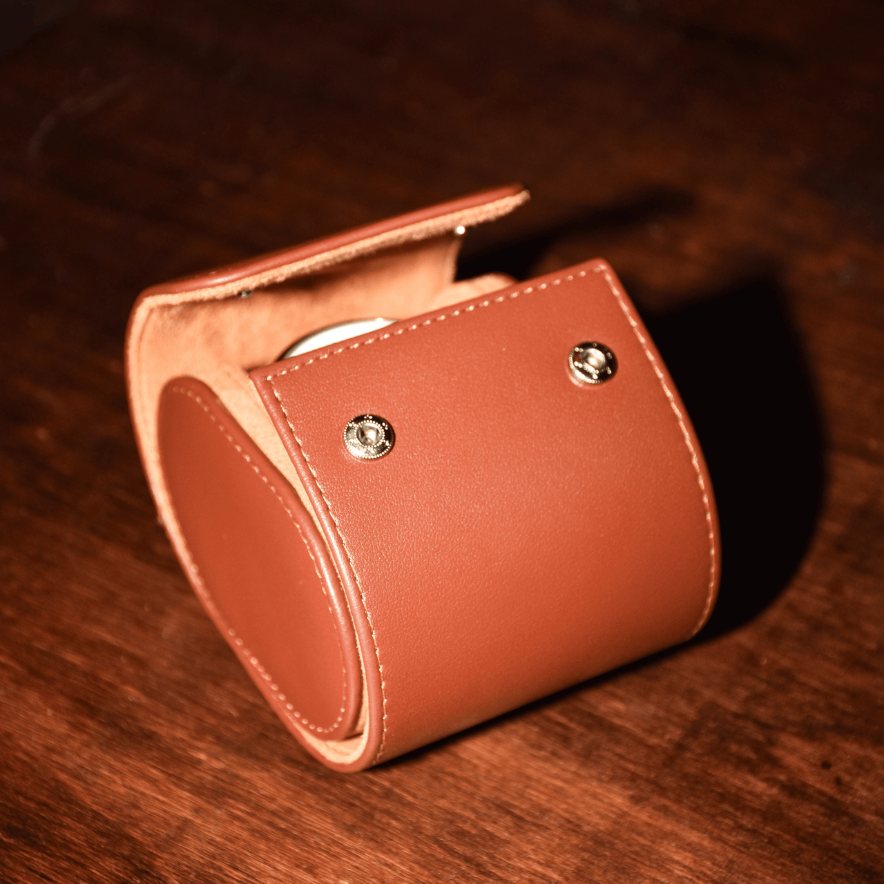 Solo Protect – Étui 1 Montre en Simili Cuir Marron