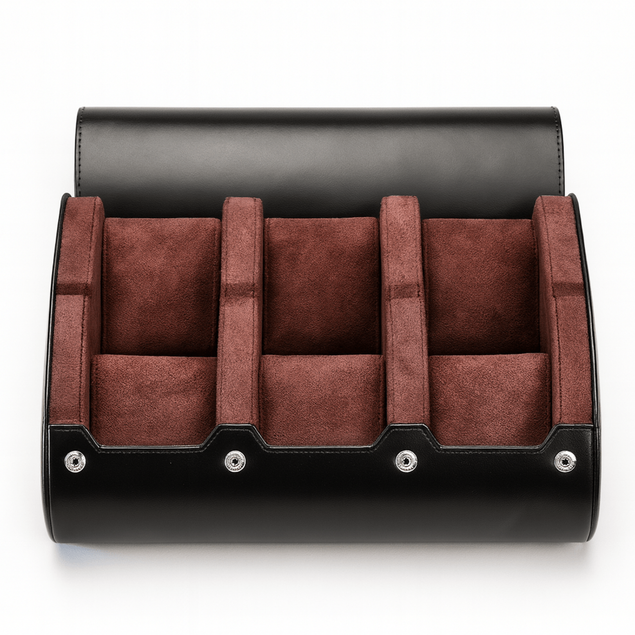 Étui 6 montres de voyage en cuir, protection luxe et élégante