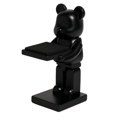 Porte-montre et bijoux original, figurine design noir, style moderne