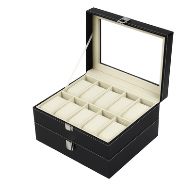Boîte 20 montres - Cuir