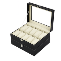 Thumbnail for Boîte 20 montres - Cuir - Coffret à montres | Le Coffret à Montres