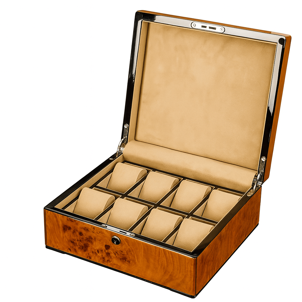 Boite 8 montres premium - Coffret à montres | Le Coffret à Montres