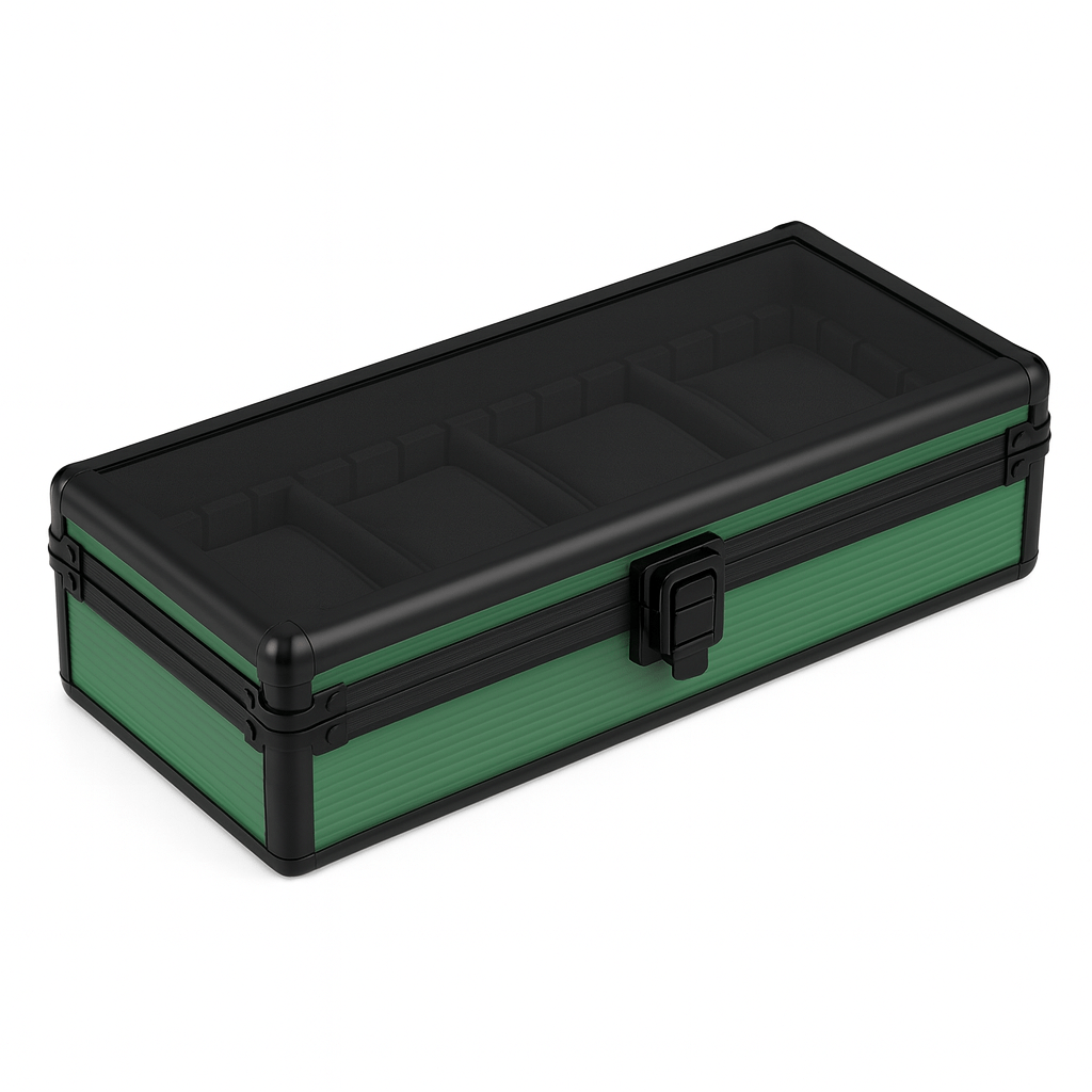 Boite à montres aluminium - Coffret à montres | Le Coffret à Montres