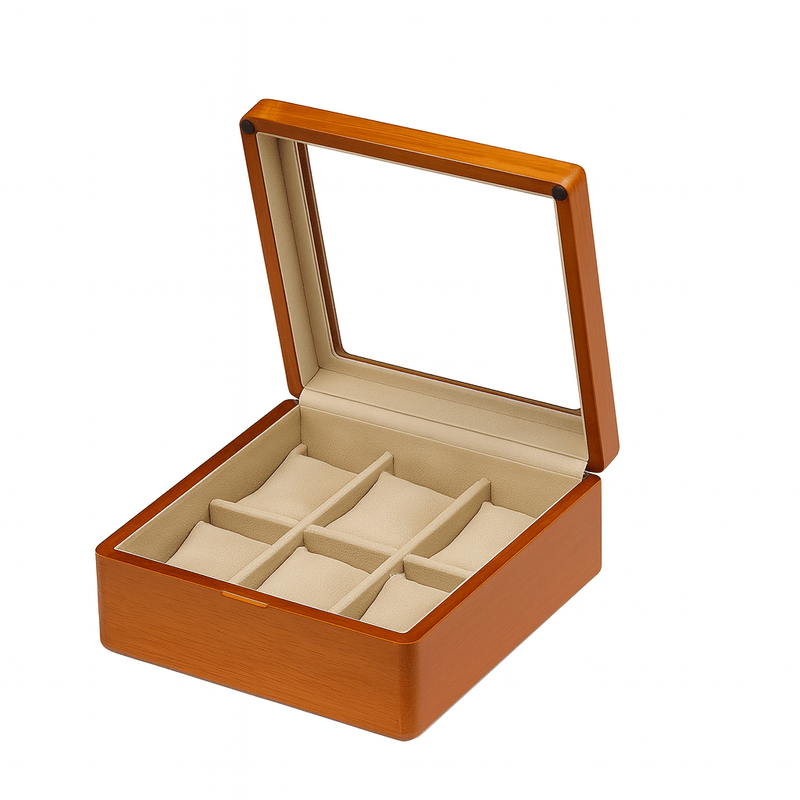 Boite à montres en bois naturel - Coffret à montres | Le Coffret à Montres
