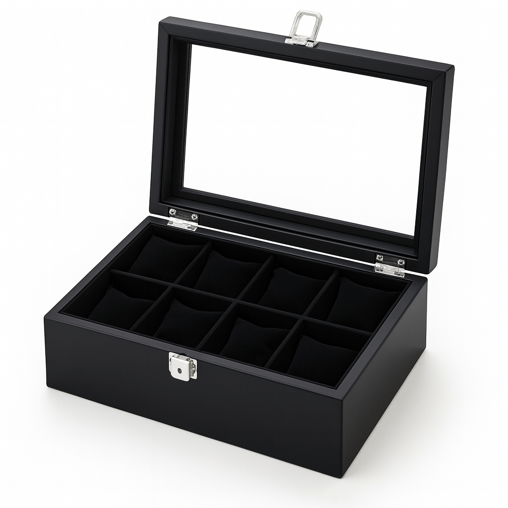 Coffret à montres homme - Noir Complet - Coffret à montres | Le Coffret à Montres