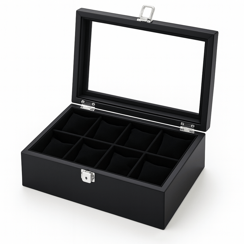 Coffret à montres homme - Noir Complet - Coffret à montres | Le Coffret à Montres