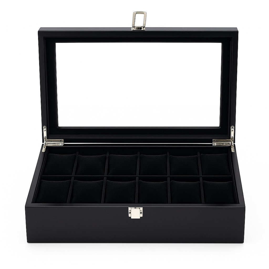Coffret à montres homme - Noir Complet - Coffret à montres | Le Coffret à Montres