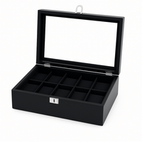 Thumbnail for Coffret à montres homme - Noir Complet - Coffret à montres | Le Coffret à Montres