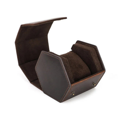 Étui de voyage - marron | Le Coffret à Montres