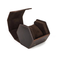 Thumbnail for Étui de voyage - marron | Le Coffret à Montres - Coffret à montres | Le Coffret à Montres