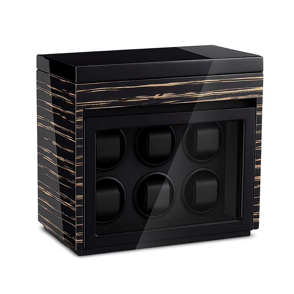 Remontoir 6 montres en résine, protection et entretien des garde-temps